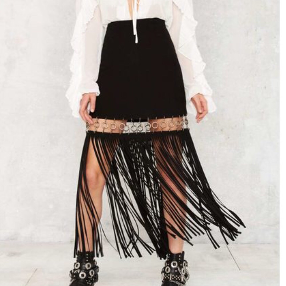 Suede Skirt